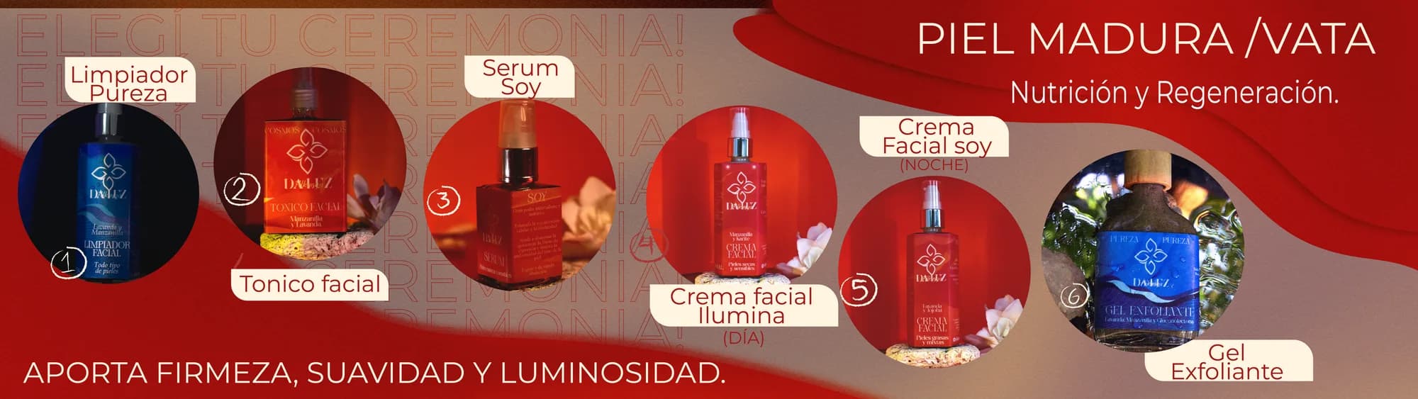 Ceremonia facial para piel madura / Vata: nutrición y regeneración